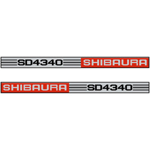 Shibaura SD4340 Decal Kit - Tractor