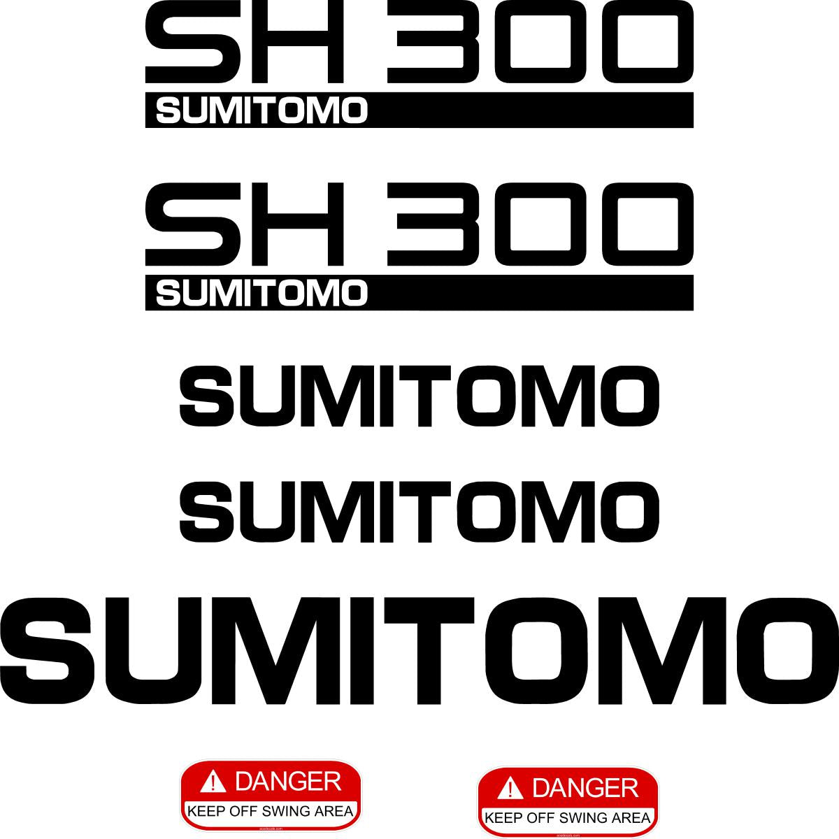 Sumitomo SH300-5 Decal Kit - Excavator