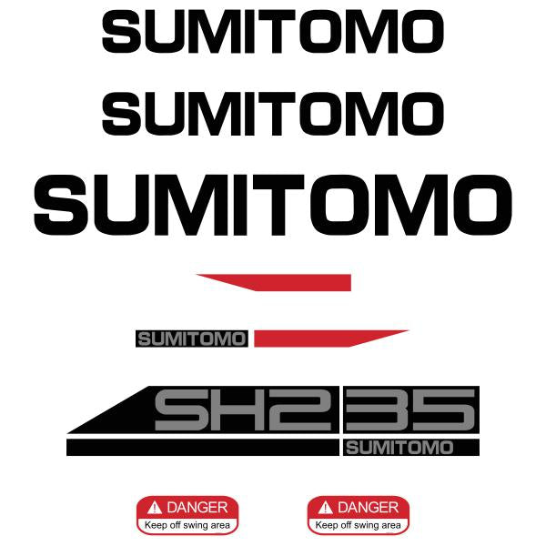 Sumitomo SH235X-6 Decal Kit - Excavator