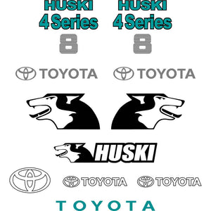 Toyota Huski 4SDK8 Decal Kit - Skid Steer