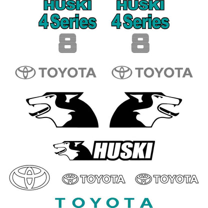 Toyota Huski 4SDK8 Decal Kit - Skid Steer
