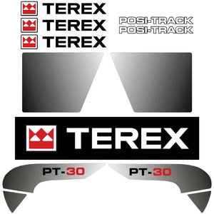 Terex PT30 Decals Stickers  EARLY MODEL TO 2008