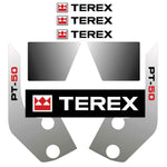 Terex PT50 Decals Stickers Kit 