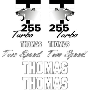 Thomas T255 Decal Kit - Skid Steer