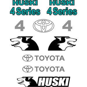 Toyota Huski 4SDK4 Decal Kit - Skid Steer