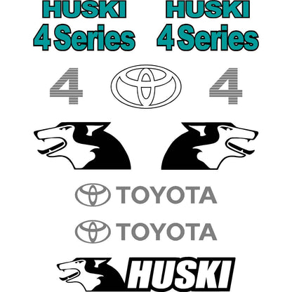 Toyota Huski 4SDK4 Decal Kit - Skid Steer