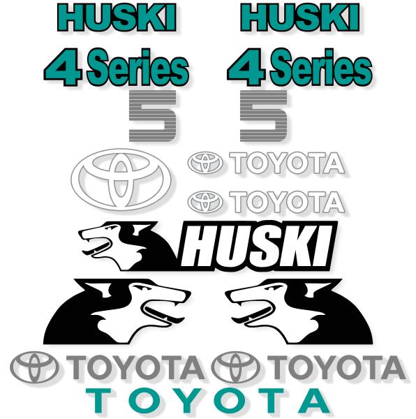 Toyota Huski 4SDK5 Decal Kit - Skid Steer