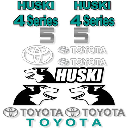 Toyota Huski 4SDK5 Decal Kit - Skid Steer