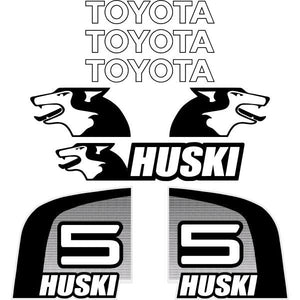 Toyota Huski 5SDK5 Decal Kit - Skid Steer