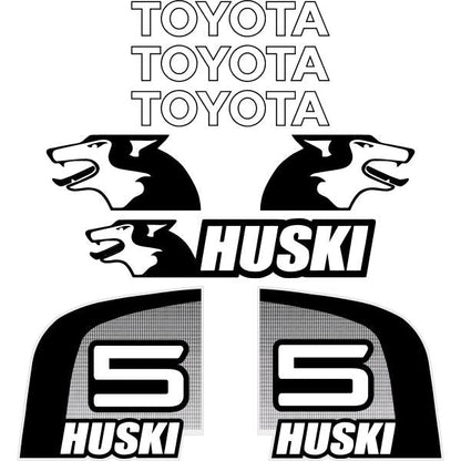 Toyota Huski 5SDK5 Decal Kit - Skid Steer
