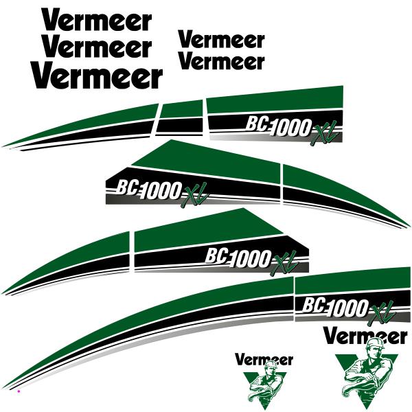 Vermeer BC1000 XL Decals - Wood Chipper