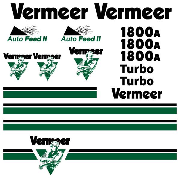 Vermeer BC1800A Decals - Wood Chipper