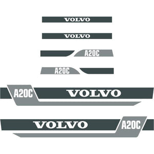 Volvo A20C Decal Kit - Dumper
