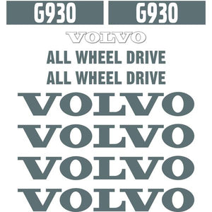 Volvo G930 Decal Kit - Grader