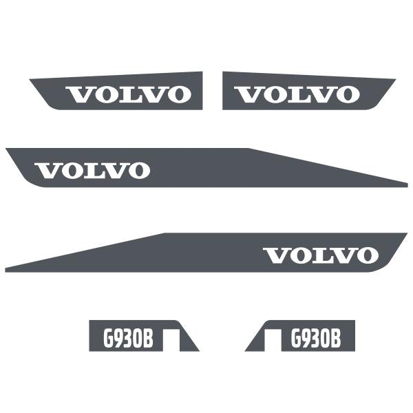 Volvo G930B Decal Kit - Grader