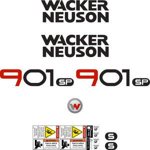 Wacker Neuson 901S P Decals - Skid Steer