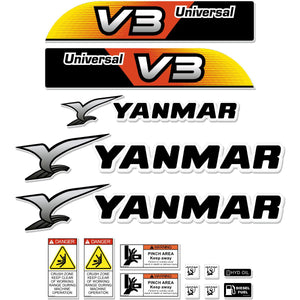 Yanmar V3 Decal Kit - Wheel Loader
