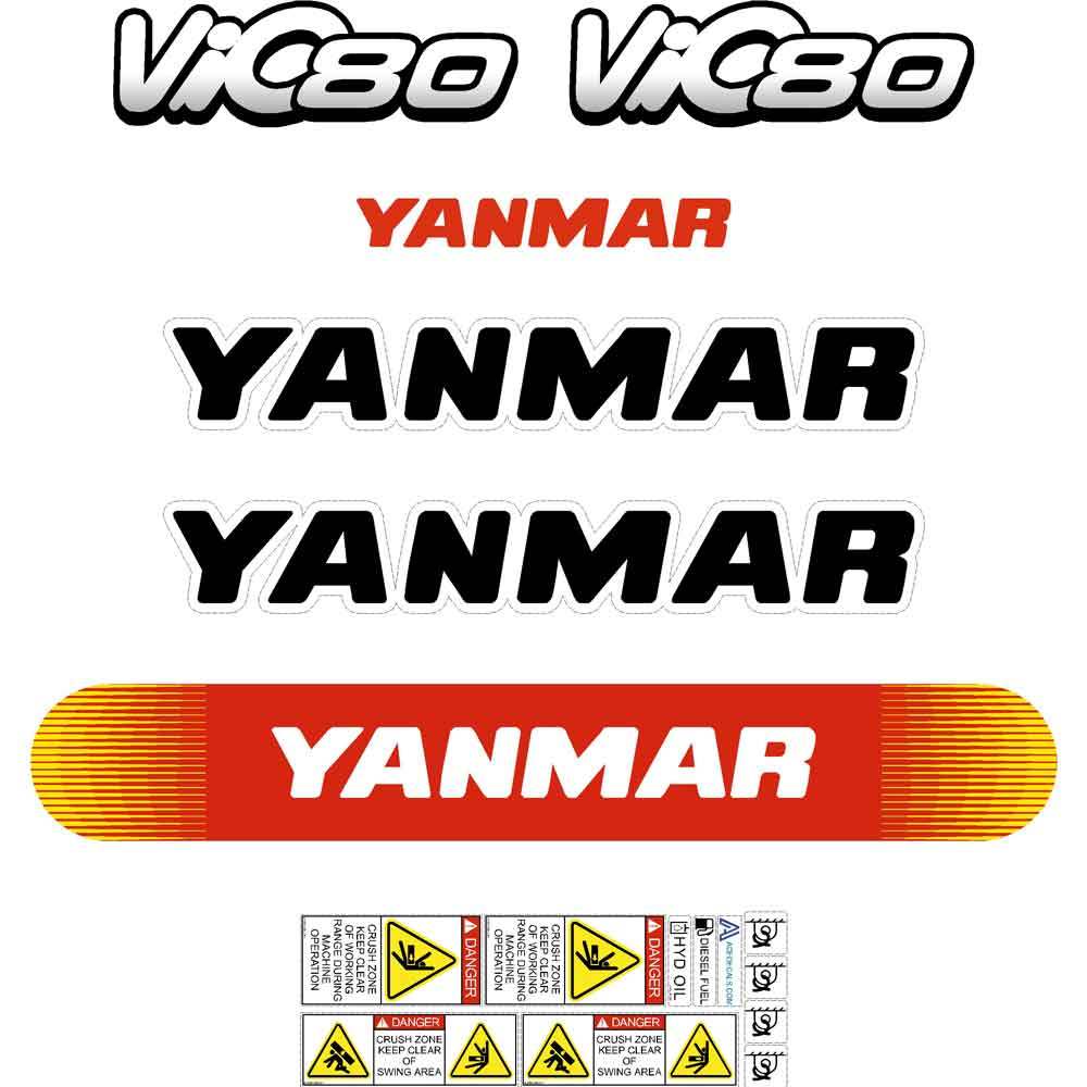Yanmar Vio80-1 Decals 