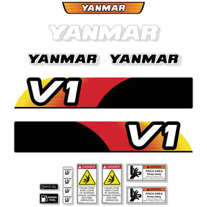 Yanmar V1 Decal Kit - Wheel Loader
