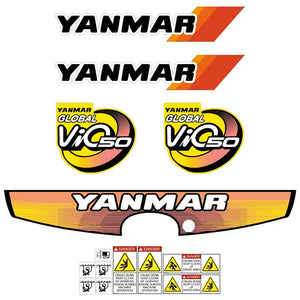 Yanmar Vio50-2 Decal Kit - Mini Excavator