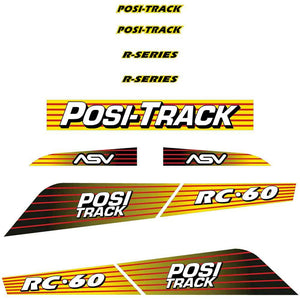 ASV RC60 Decals Stickers Kit 