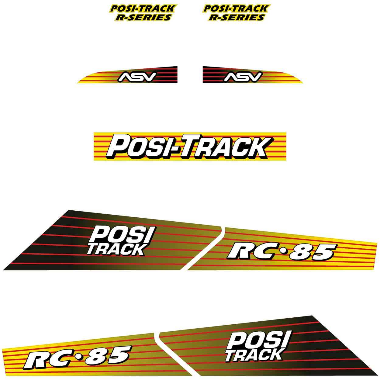 ASV RC85 Decals 
