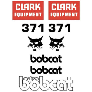 Bobcat 371 Decals Stickers