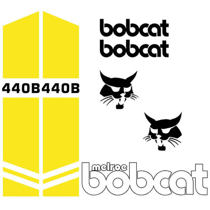 Bobcat 440B Decal Set