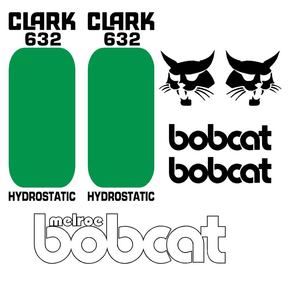 Bobcat 632 Decal Set