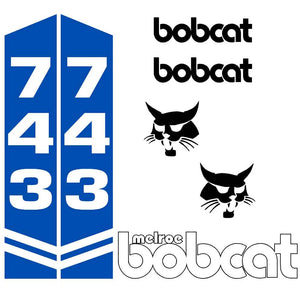 Bobcat Melroe 743 Decal Kit - Skid Steer
