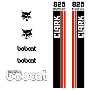 Bobcat 825 Decals Stickers