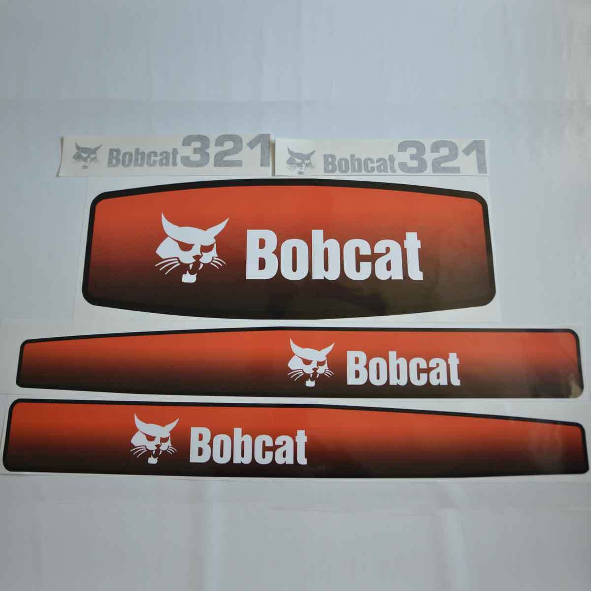 Bobcat 321 Decal Sticker Set
