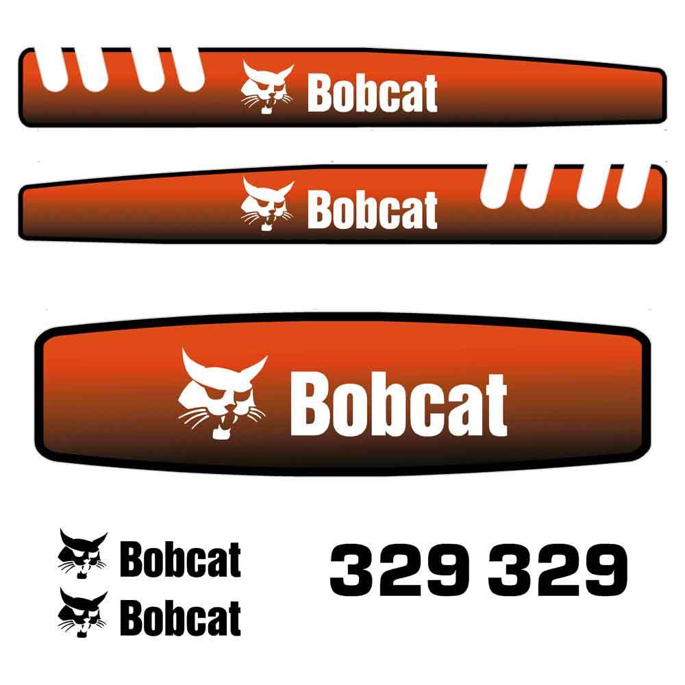 Bobcat 329 Decal Sticker Set
