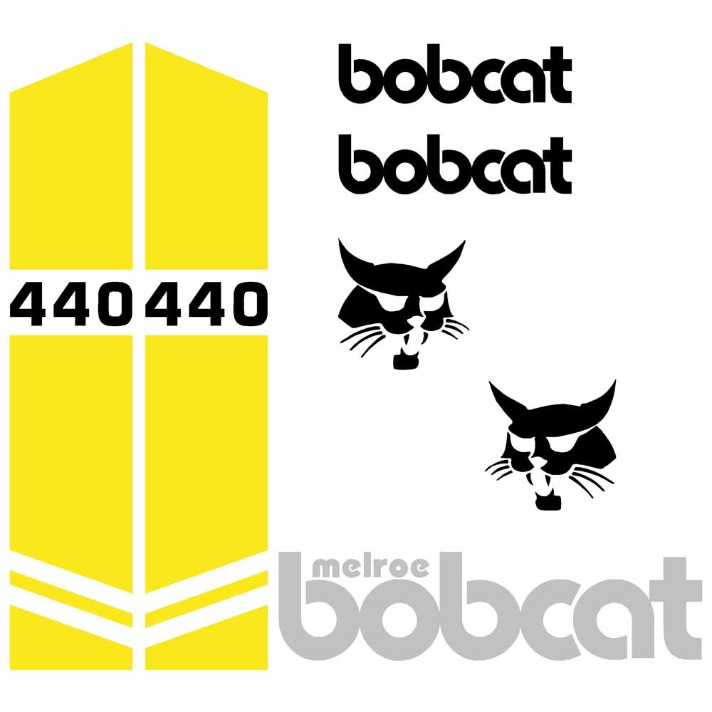 Bobcat 440 Decal Set