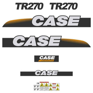 Case TR270 Decals Stickers Set