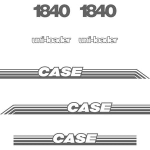 Case 1840 Decal Sticker Set
