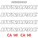 Dynapac CA141 Decal Sticker Set