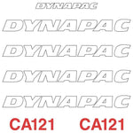 Dynapac CA121 Decal Sticker Set