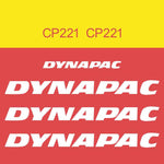 Dynapac CP221 Decal Sticker Set