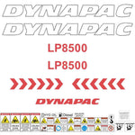 Dynapac LP8500 Decal Sticker Set