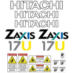 Hitachi ZX17U-2 Decal Sticker Set