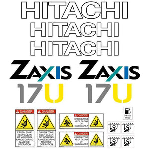 Hitachi ZX17U-2 Decal Sticker Set