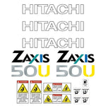 Hitachi ZX50U-2 Decal Sticker Set