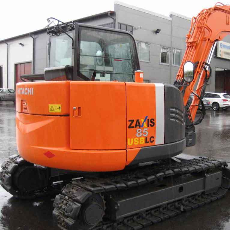 Hitachi ZX85USB LC - 3 Decals Stickers Set