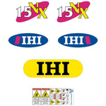 IHI 15NX Decals Stickers Kit