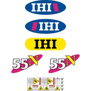 IHI 55N Decal Kit - Mini Excavator
