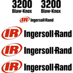 Ingersoll Rand IR PF3200 Decals Stickers