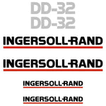 Ingersoll Rand DD32 Decal Sticker Set