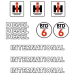 International BTD6 Drott Decal Sticker Set