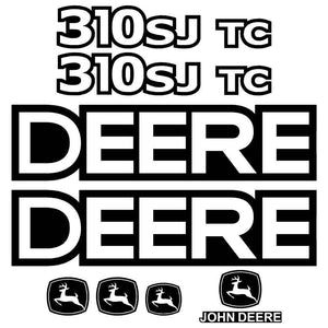 John Deere 310SJ TC Decals Stickers Kit